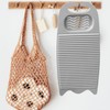 Wash Board, Washboard for Hand Washing Clothes, Plastics Laundry Scrub