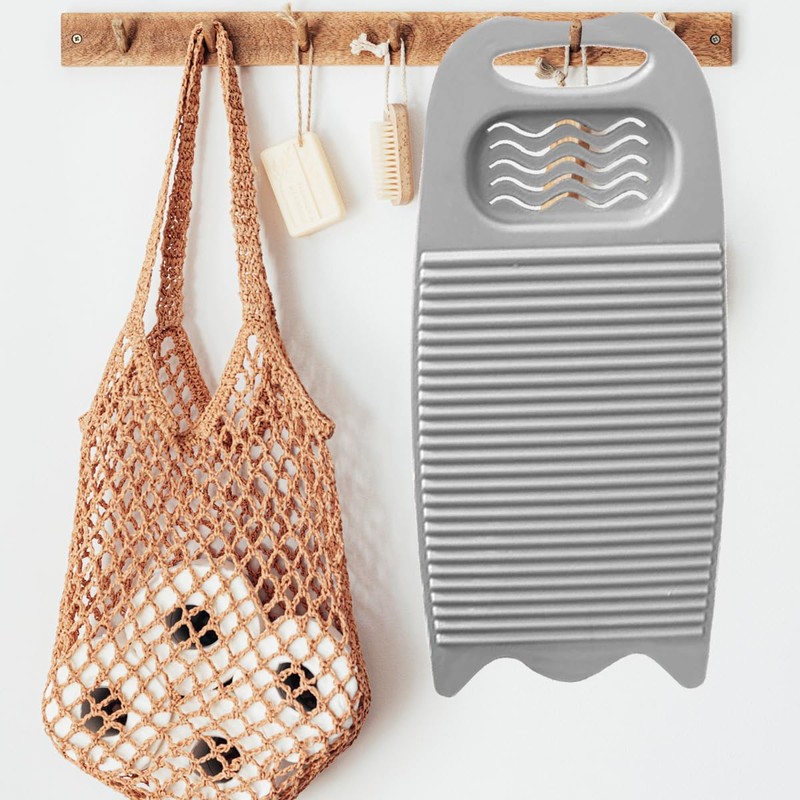 Wash Board, Washboard for Hand Washing Clothes, Plastics Laundry Scrub