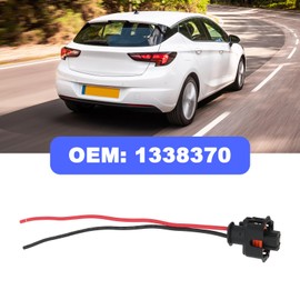 VGOL 2pcs Coolant Temperature Sensor Plug Harness 1338370 Compatible with Vauxhall Astra