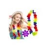 24 Collares Hawaianos Multicolor de Tela para Fiesta y Eventos