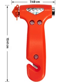 JBM® 52259 Glass Breaker Hammer and Belt Cutter Safety