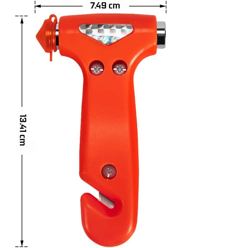 JBM® 52259 Glass Breaker Hammer and Belt Cutter Safety