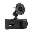 Car Traffic Recorder Night Vision 320mAh 3 Lens Front Rear