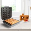 Waffle Wow! Building Brick Electric Waffle Maker - GREY with