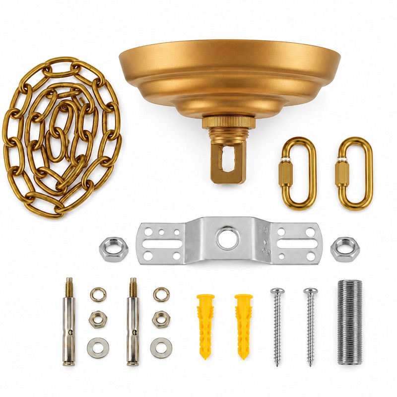 Heavy Duty Canopy Kit with 3.2FT Pendant Light Chain -