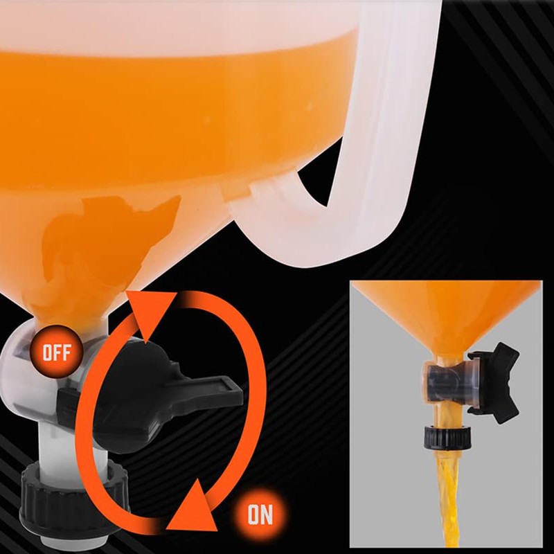 VOANZO 15PCS Radiator Funnel Fill Kit Spill Proof Coolant Filling