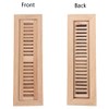 Homewell Red Oak Wood Floor Register, Flush Mount Vent Cover,
