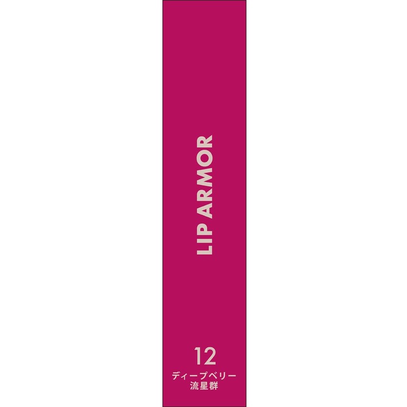 KiSS Lip Armor 12 Deep Berry Meteor Shower 5g Glitter