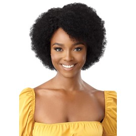 Outre Unprocessed Human Hair The Daily Lace Part Wig Natural Afro (NATURAL BLACK)