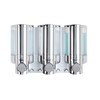 Better Living Products 76345 AVIVA Three Chamber Dispenser, Chrome