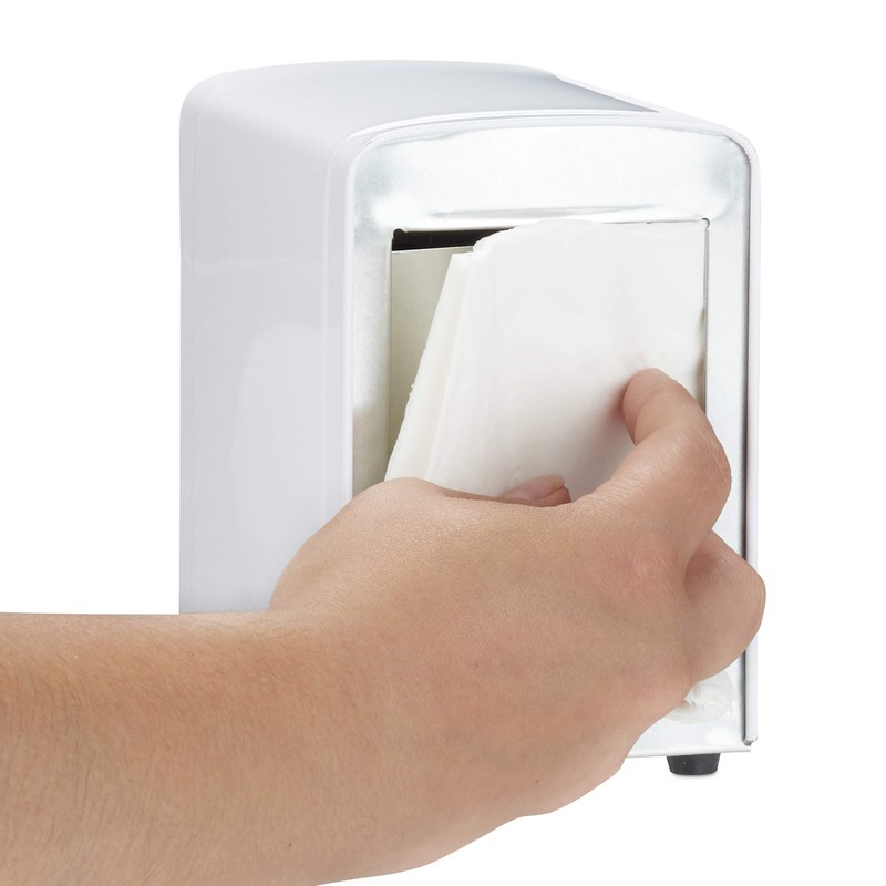 Relaxdays Napkin Dispenser Retro Metal Small Napkin Holder for Ice