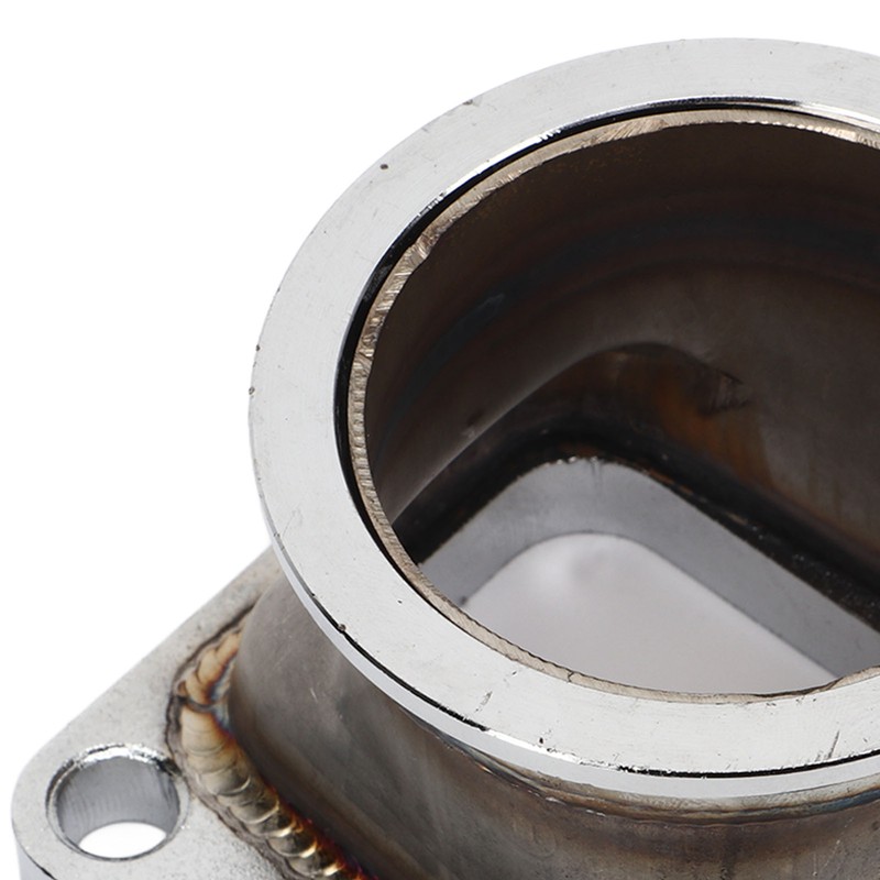 2.5in V Band Flange Adapter Stainless Steel Rustproof Long Lasting