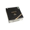50 Servietten ROYAL Collection 1/4-Falz 40 x 40 schwarz "Ornaments"