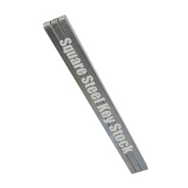 4 Pack 3/8" Square Steel Bar Stock - Zn-Coated 3/8" x 3/8" x 12" Cold-Drawn Steel Bar - Key Stock with Strict Quality Standards