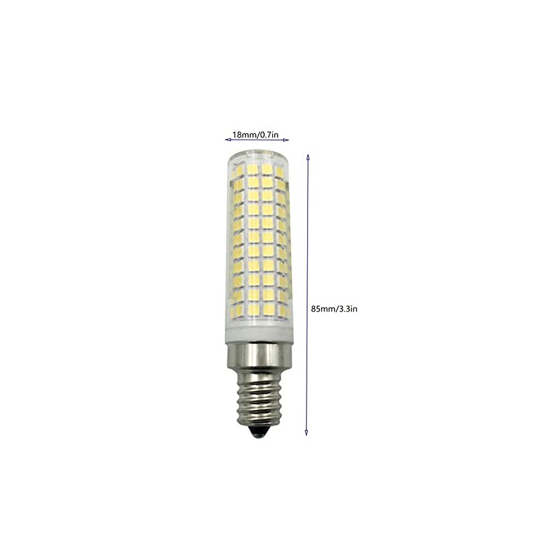Lxcom Lighting 15W E12 LED Dimmable Corn Bulb-(4 Pack), 2835