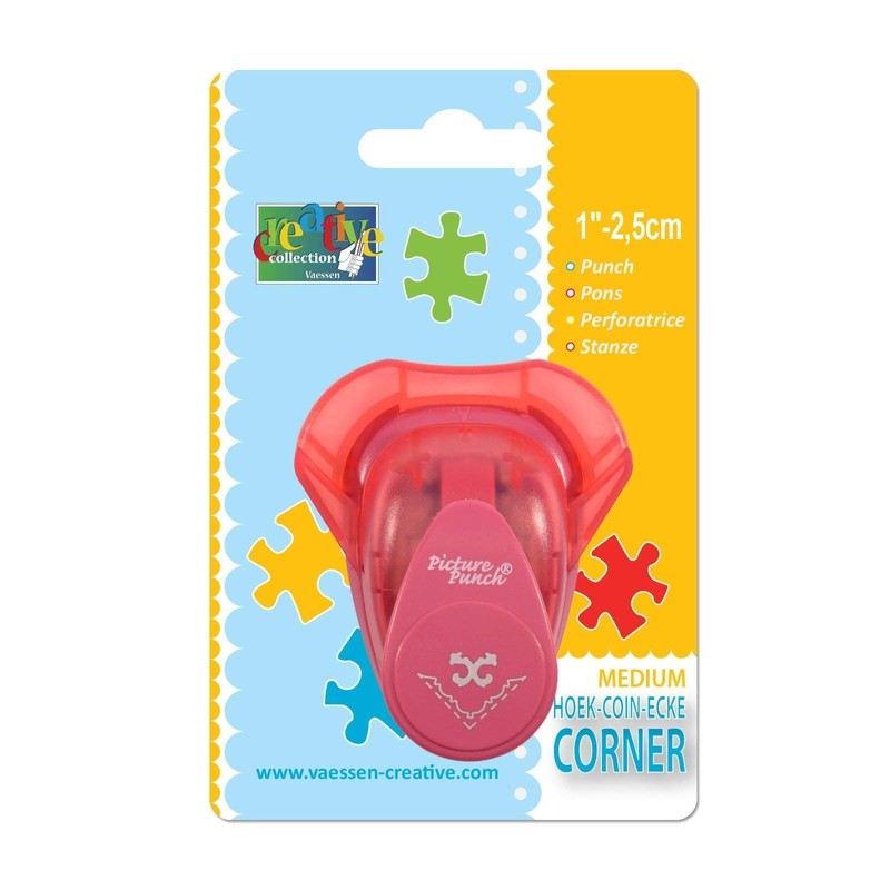 Vaessen Creative Corner Punch - Decorative Curl - ø2,5cm -