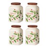 Lenox 895049 Holiday Cooking Spice Jars, Set of 4