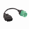 9 Pin Male Head to 16 Pin OBD2 Truck Diagnostic
