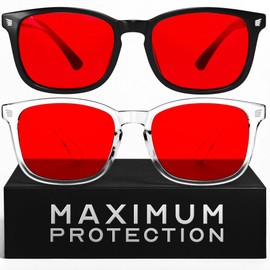 livho Blue Light Blocking Glasses, Computer Reading/Gaming/TV/Phones Glasses for Women Men,Anti Eyestrain & UV Glare