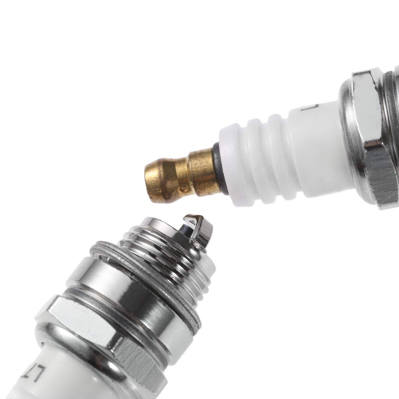 bowarepro 2Pcs 25cc 52cc 62cc Chainsaw 2-Stroke Spark Plugs for
