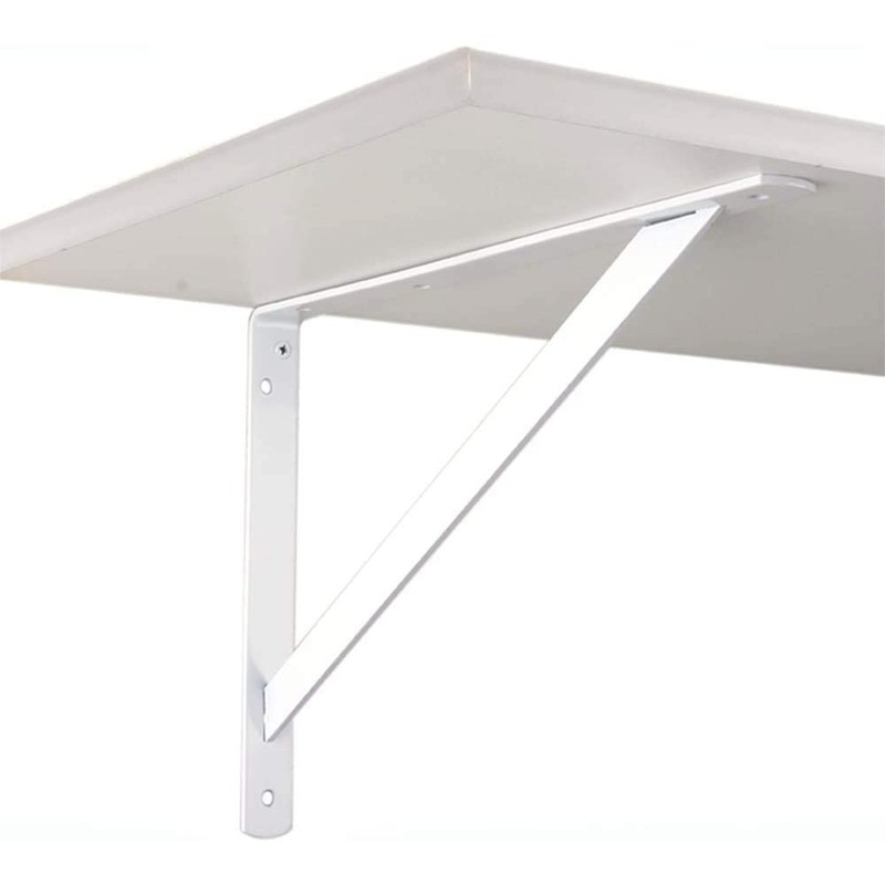 6 Inch Shelf Brackets, 10 Pack Heavy Duty L Brackets