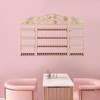 3PCS Wall Mounted Nail Polish Storage Racks, Metal Display Rack