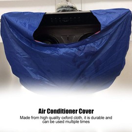 Alvinlite Split Cleaning Cover for Air Conditioners, Air Conditioning Service Bag, Waterproof Dust Washing Cleaning Protection, Thickened Double Layer Universal Dust Washing Tool for Air Conditioners