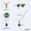 LuckyLy Set de Joyería para Mujer Oro 14k con Zirconia