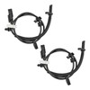 PHILTOP 2PCS Rear ABS Wheel Speed Sensor Replacement for Traverse