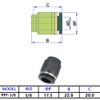 Jienk 10PCS 3/8 Inch Tube OD Pneumatic Cap Plug Fitting,