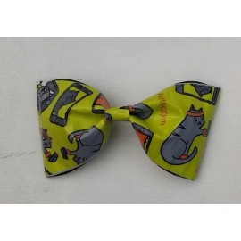Handmade Selfie Cat Duct Tape Bow Hair Clip bowtie handmade