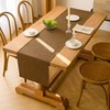Kiatuniya Modern Table Runner Brown Table Runner 40 x 180