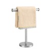 Zitalupy T-Shape Bath Hand Towel Holder Standing, SUS304 Stainless Steel