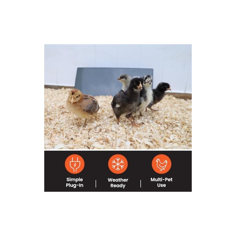 Cozy Products Cozy Coop, Chicken Coop Heater, Flat-Panel Radiant Heater