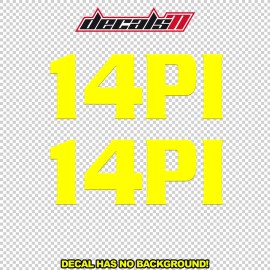 Decals Big Tex Trailers 14PI Decal BigTex - Set of 2 - Decals Stickers