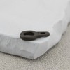 YINETTECH 50pcs 15x7mm Weight Sinker Clips Running Rings Suitable for