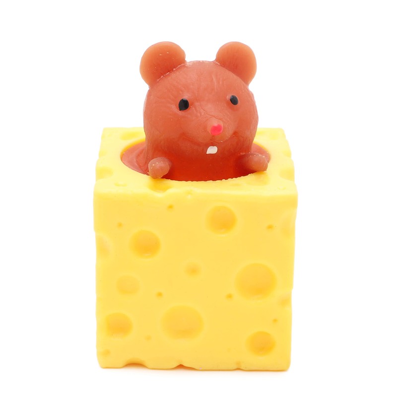 Toyland® Mouse 'n' Cheese - Novelty Squeeze Toys - Assorted