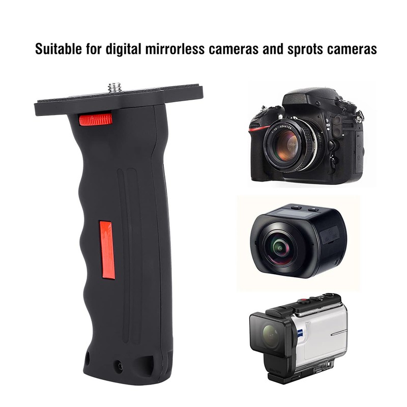 CUTULAMO Camera Handle, Camera Grip 1/4 Inch Screw Hole Non-Slip
