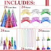 Foilswirl 120 Pcs New Years Eve Party Supplies 2025 Happy