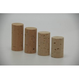Iberia Weinkorken 100 Pointed Corks 32 mm x 22 mm / 18 mm Made of Natural Cork, Corks for Test Tubes, Stoppers for Wine Bottles, Drinks Bottles