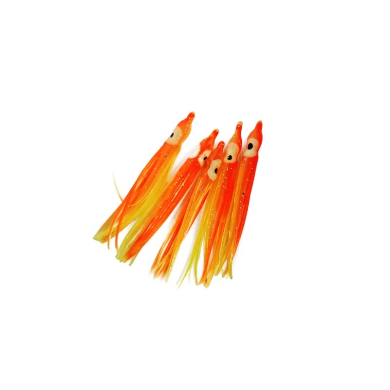 Pack of 5 Rhubarb and Custard Sea Fishing Octopus Muppets,