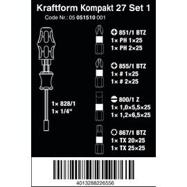 KRAFTFORM KOMPAKT 27 SET 1, 7 PIECES