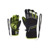 Ziener LONZALO Children's Ski Gloves, Winter Sports, Waterproof, Primaloft, Black.Lime,