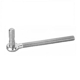 Pollmann® K Building Fittings Hook for Screwing Through, Diameter 13 mm, Length 120 mm, Stainless Steel