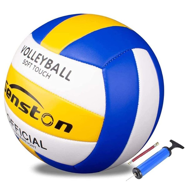 Senston Volleyball Official Size 5 Soft Touche Volley Ball Indoor Outdoor Beach Volleyballs
