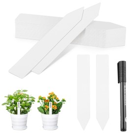 Greaner Plant Tags 50PCS, 6 Inch Plastic Garden Labels, Plant Markers for Plants Waterproof, Plant Name Tags for Indoor Outdoor Plants, Plant Name Stakes for Vegetable, Herb, Flower, Tree, Seedling