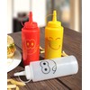 New Star Foodservice 28560 Smiley Faces Squeeze Bottle Set, Plastic,