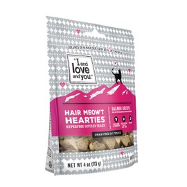 "I and love and you" Hearties Calming and Coat Support Grain Free Cat Treats (Variety Of Flavors)