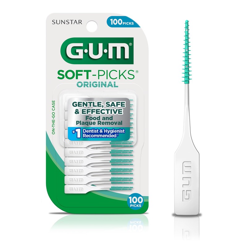 GUM Soft-Picks Original, Easy to Use Dental Picks for Teeth