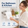 304 Stainless Steel Toilet Paper Holder – Self-Adhesive Wall-Mounted Roll